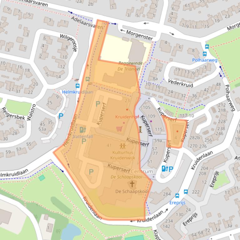 Kaart van postcodegebied 7443HC.