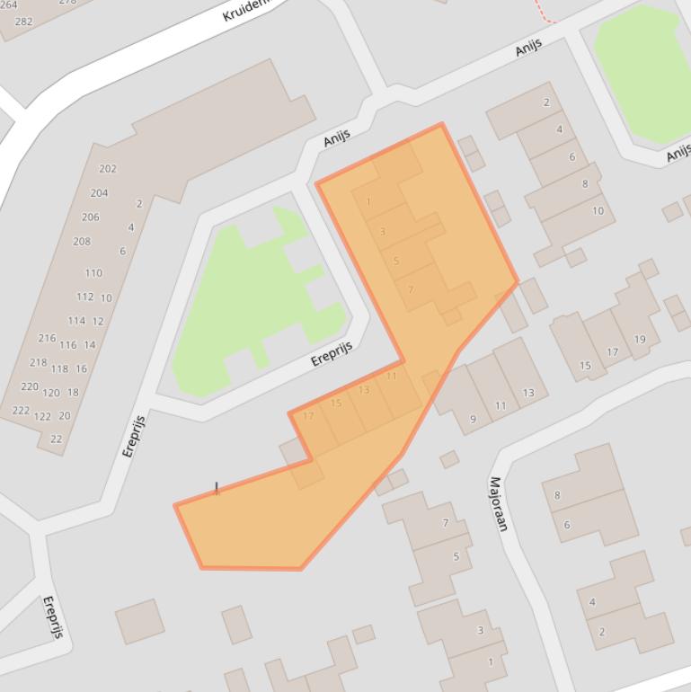 Kaart van postcodegebied 7443JH.