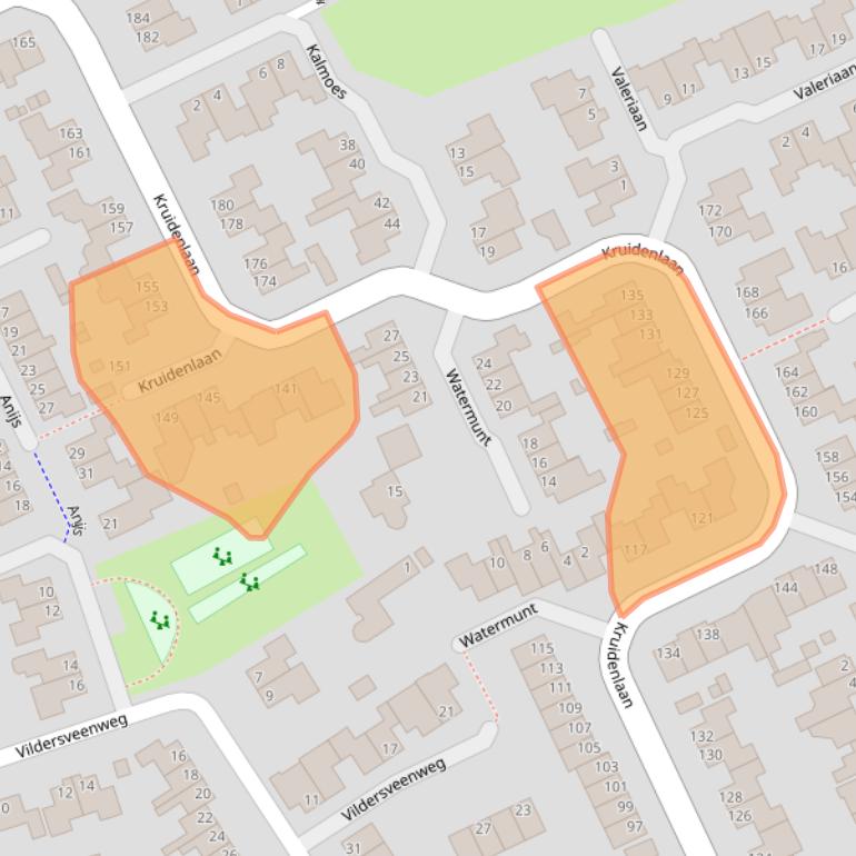 Kaart van postcodegebied 7443JN.