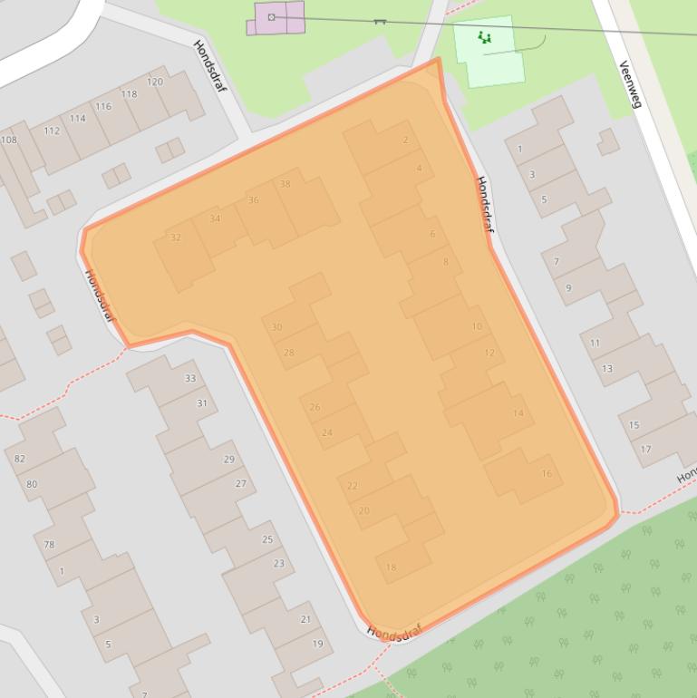 Kaart van postcodegebied 7443JP.