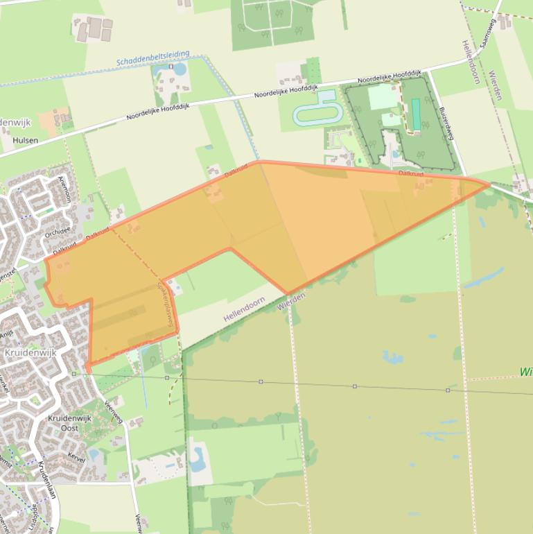 Kaart van postcodegebied 7443LD.