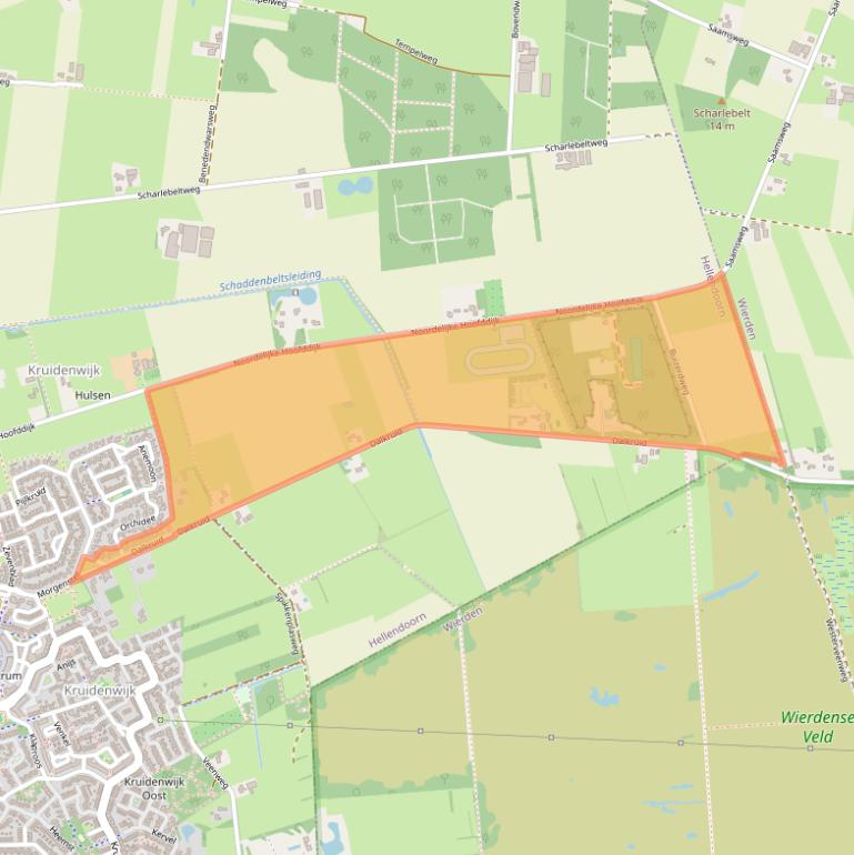 Kaart van postcodegebied 7443LE.