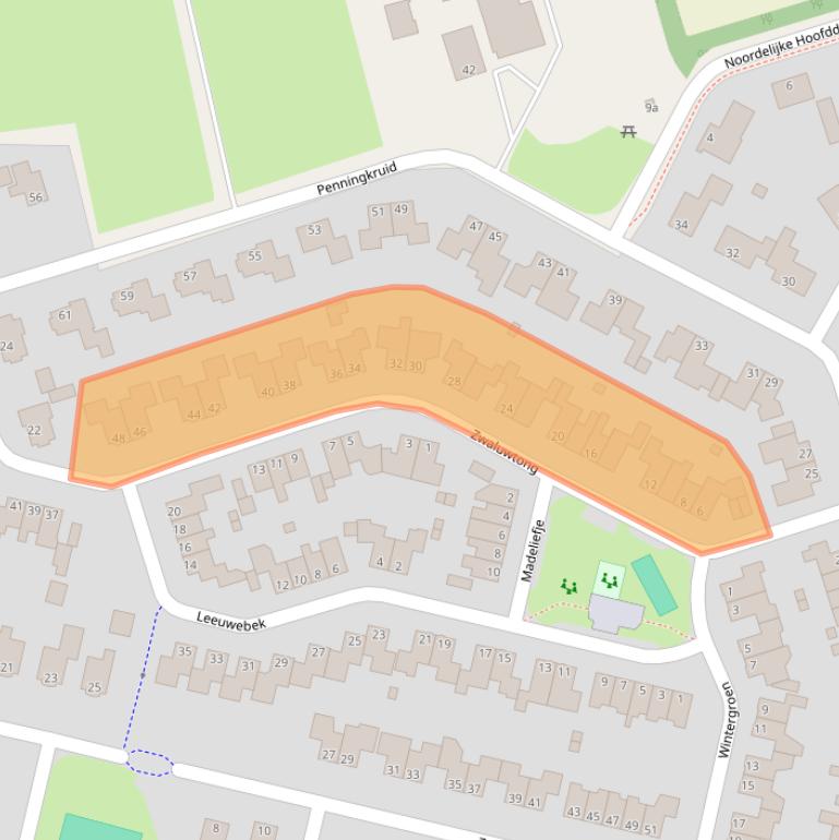 Kaart van postcodegebied 7443MH.