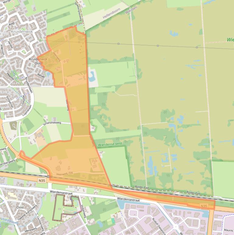 Kaart van postcodegebied 7443PA.