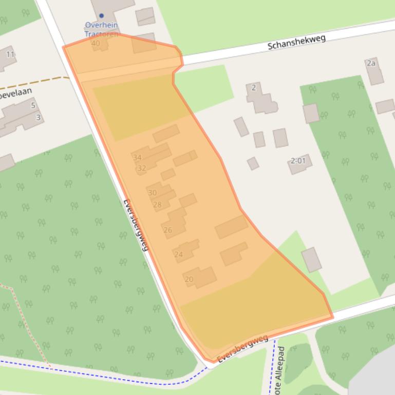 Kaart van postcodegebied 7443PD.