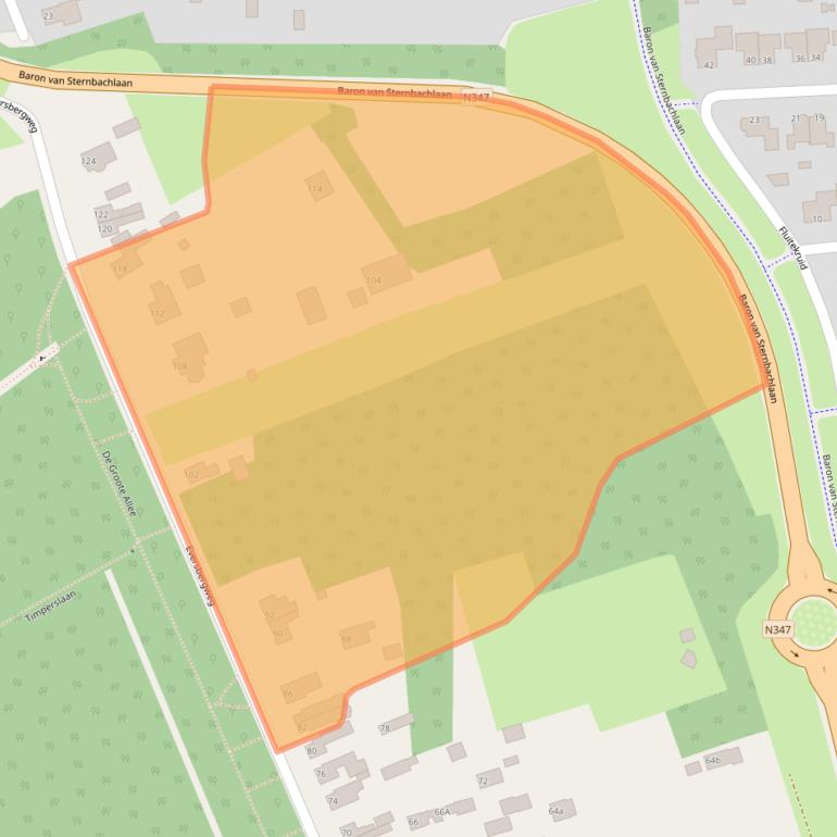 Kaart van postcodegebied 7443PG.