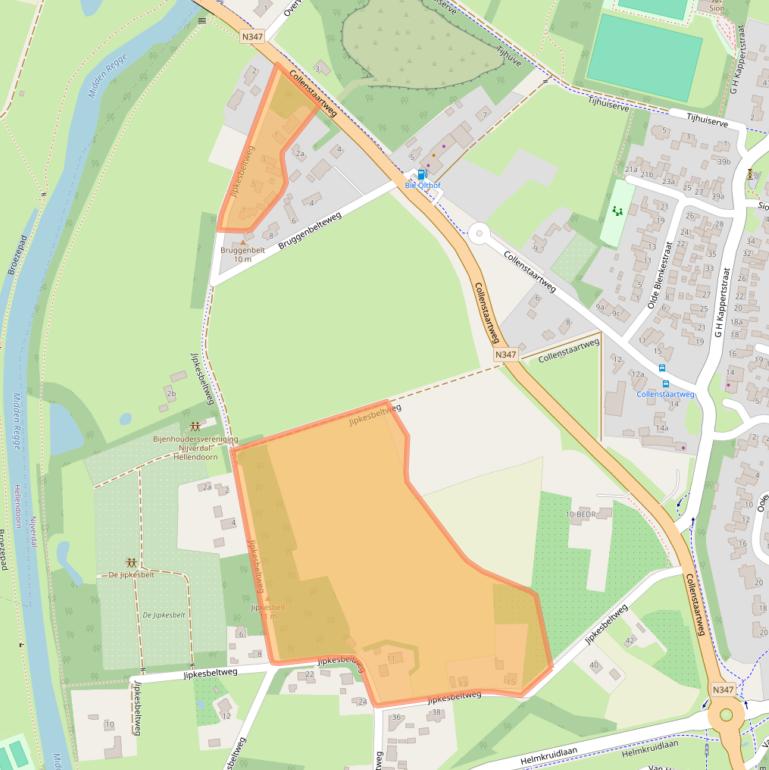 Kaart van postcodegebied 7443PM.