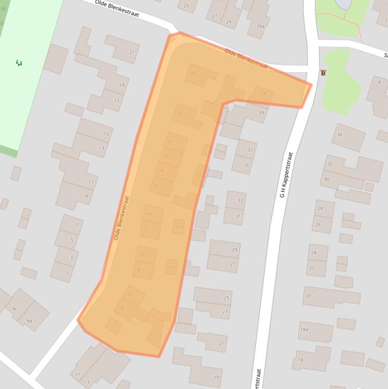 Kaart van postcodegebied 7443RH.