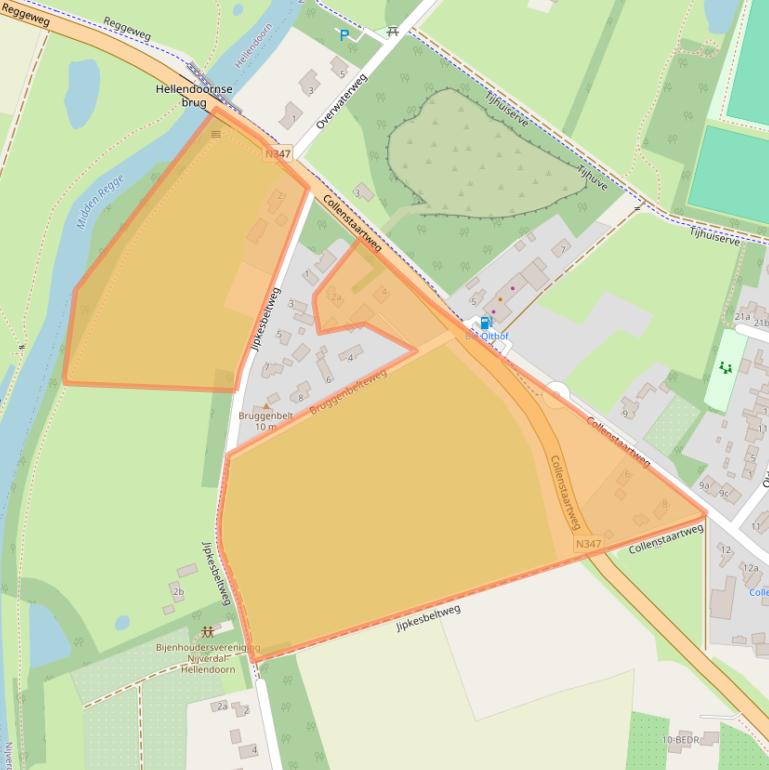 Kaart van postcodegebied 7443RN.