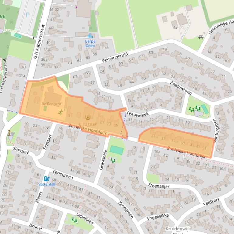 Kaart van postcodegebied 7443RS.