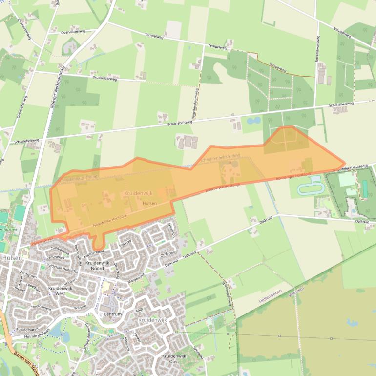 Kaart van postcodegebied 7443RV.