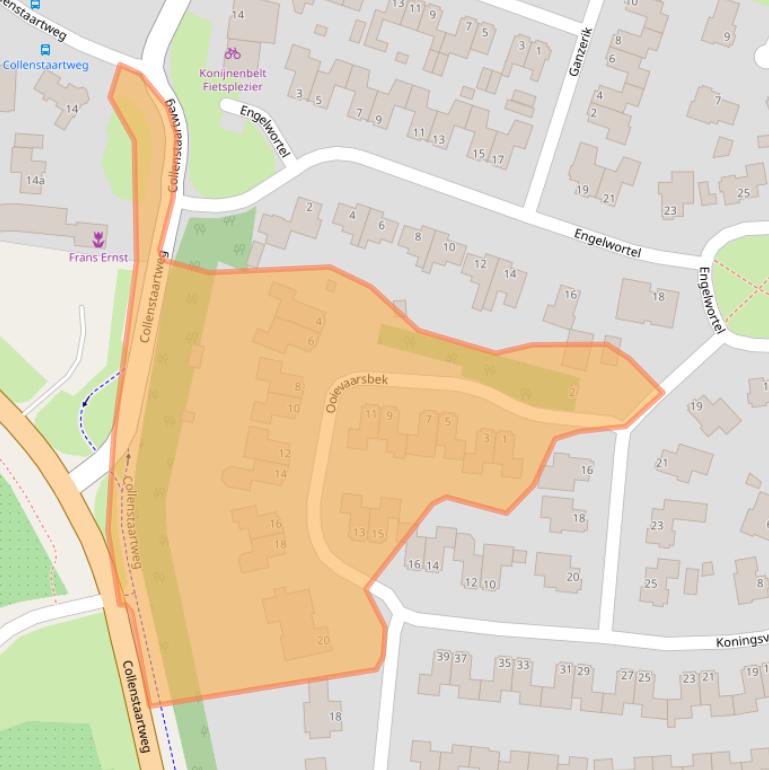 Kaart van postcodegebied 7443TD.