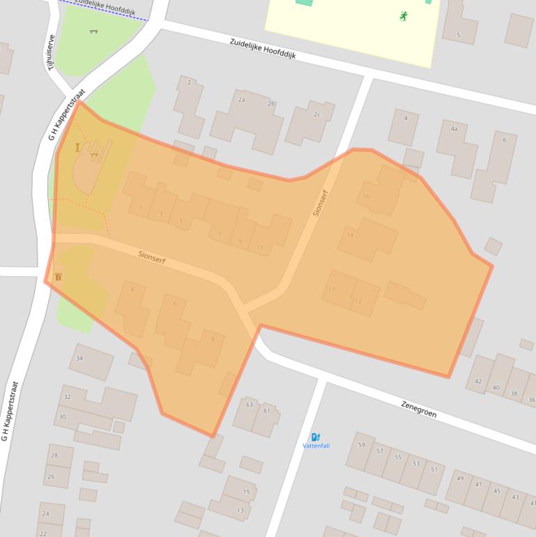 Kaart van postcodegebied 7443TZ.