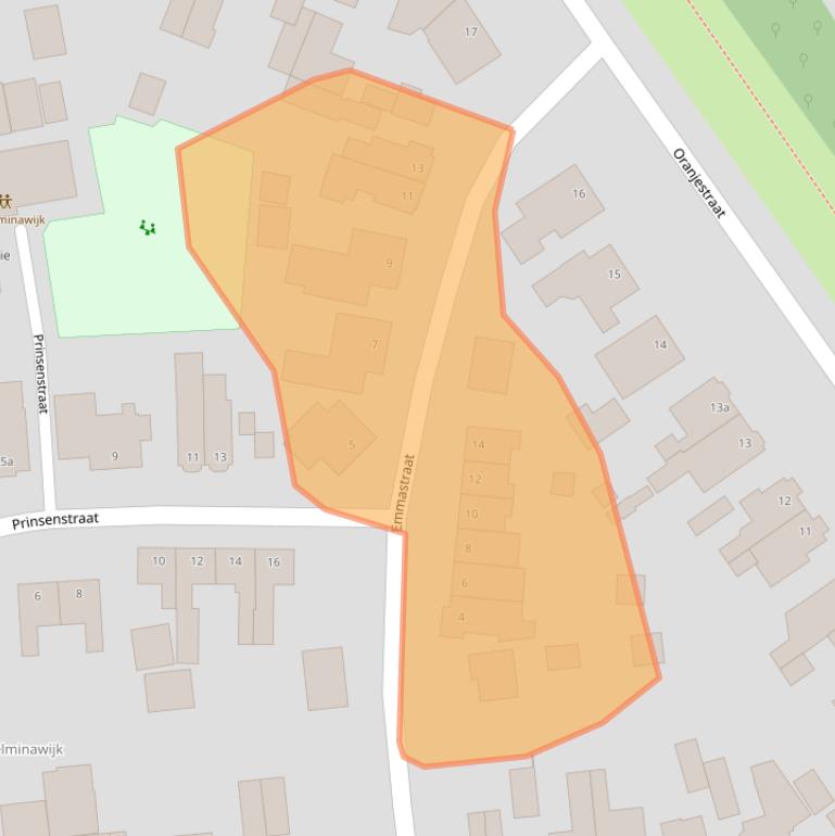 Kaart van postcodegebied 7443XA.