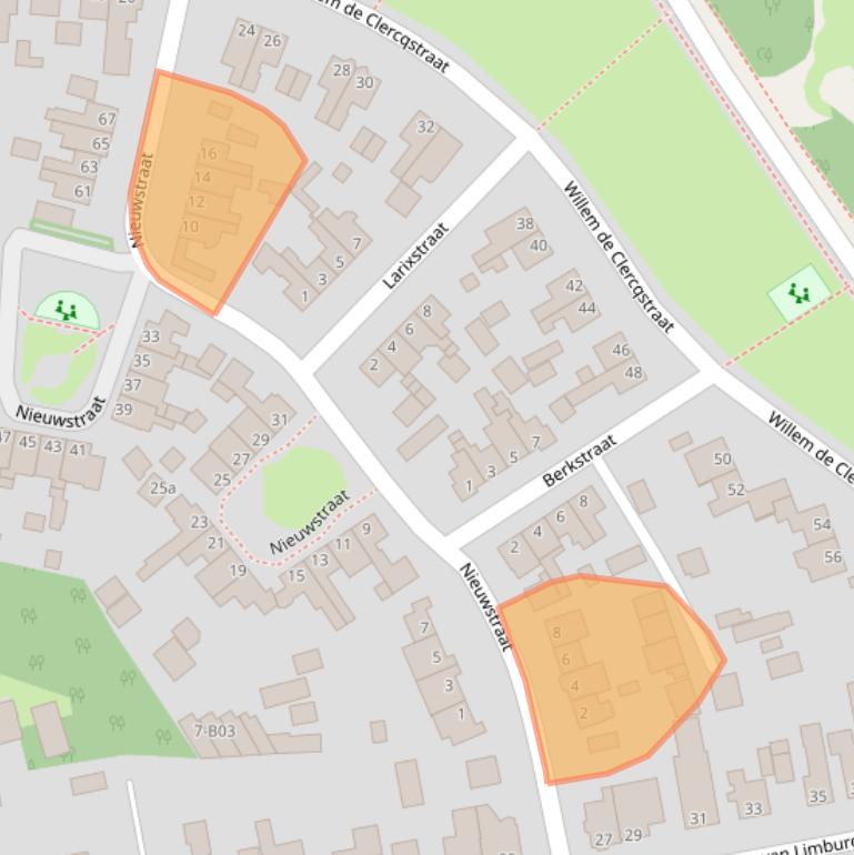 Kaart van postcodegebied 7443XP.