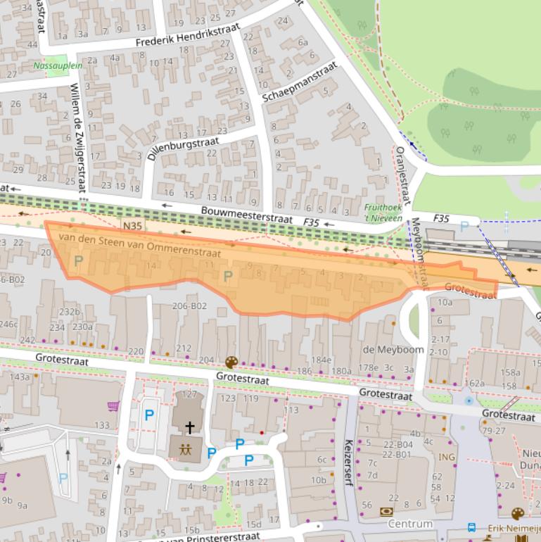 Kaart van postcodegebied 7443ZA.