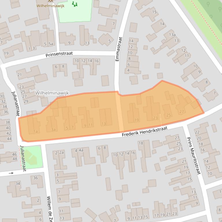 Kaart van postcodegebied 7443ZJ.