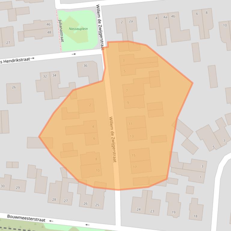 Kaart van postcodegebied 7443ZL.