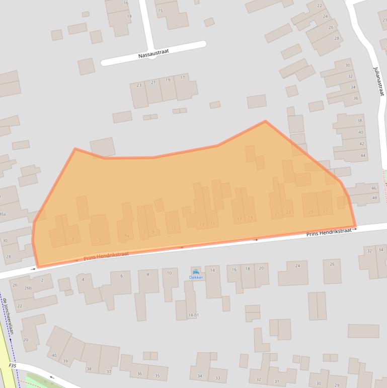 Kaart van postcodegebied 7443ZM.