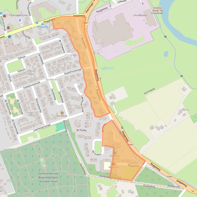 Kaart van postcodegebied 7447AP.