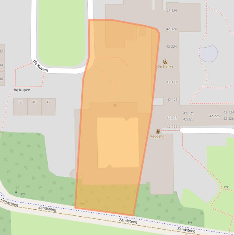 Kaart van postcodegebied 7447AR.