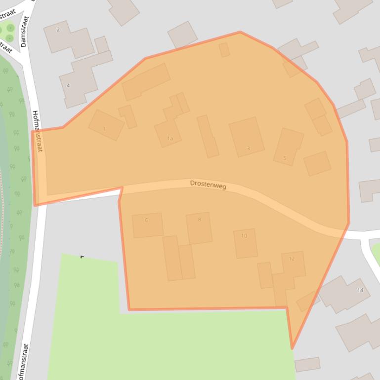 Kaart van postcodegebied 7447CC.