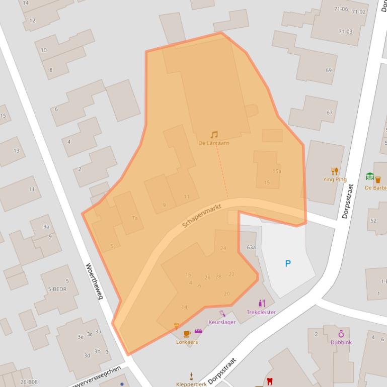 Kaart van postcodegebied 7447CV.