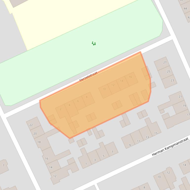 Kaart van postcodegebied 7447EC.