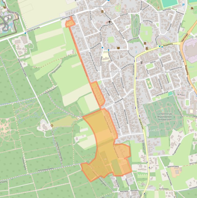 Kaart van postcodegebied 7447GG.