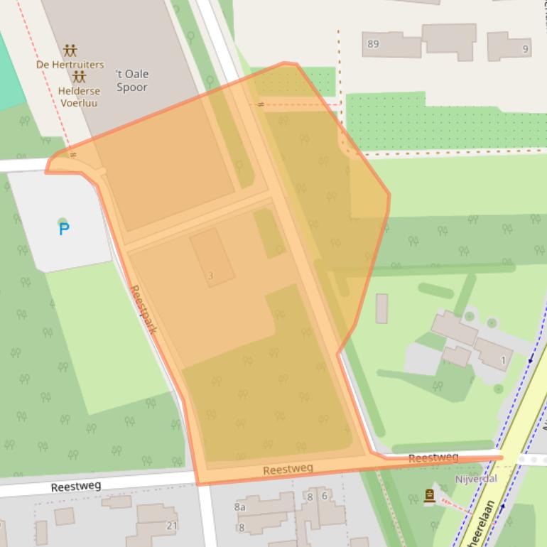 Kaart van postcodegebied 7447GM.