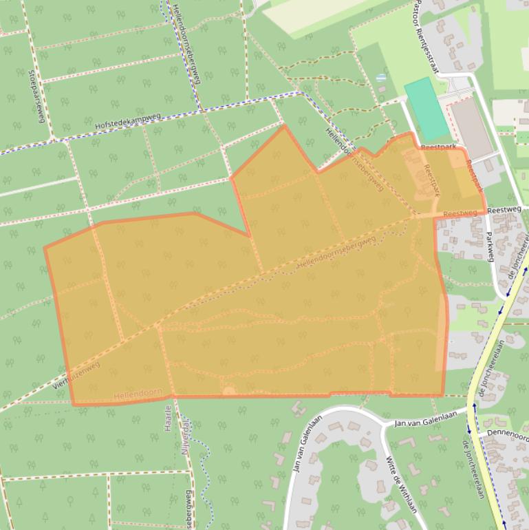 Kaart van postcodegebied 7447GN.