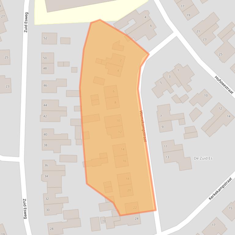 Kaart van postcodegebied 7447JD.