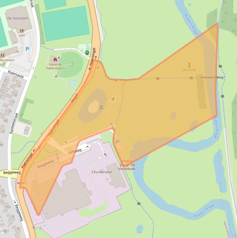 Kaart van postcodegebied 7447JL.