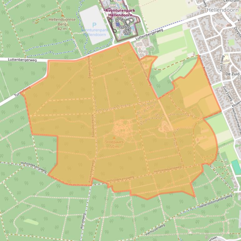 Kaart van postcodegebied 7447PA.