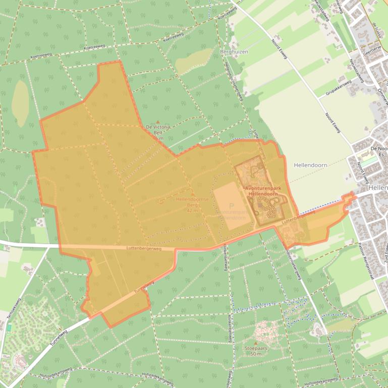 Kaart van postcodegebied 7447PB.