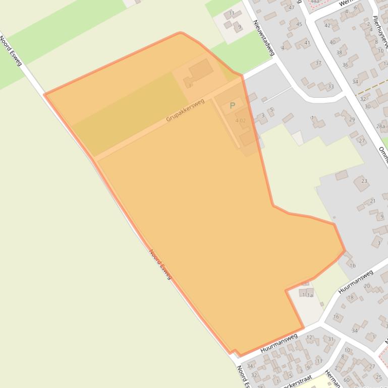 Kaart van postcodegebied 7447PD.