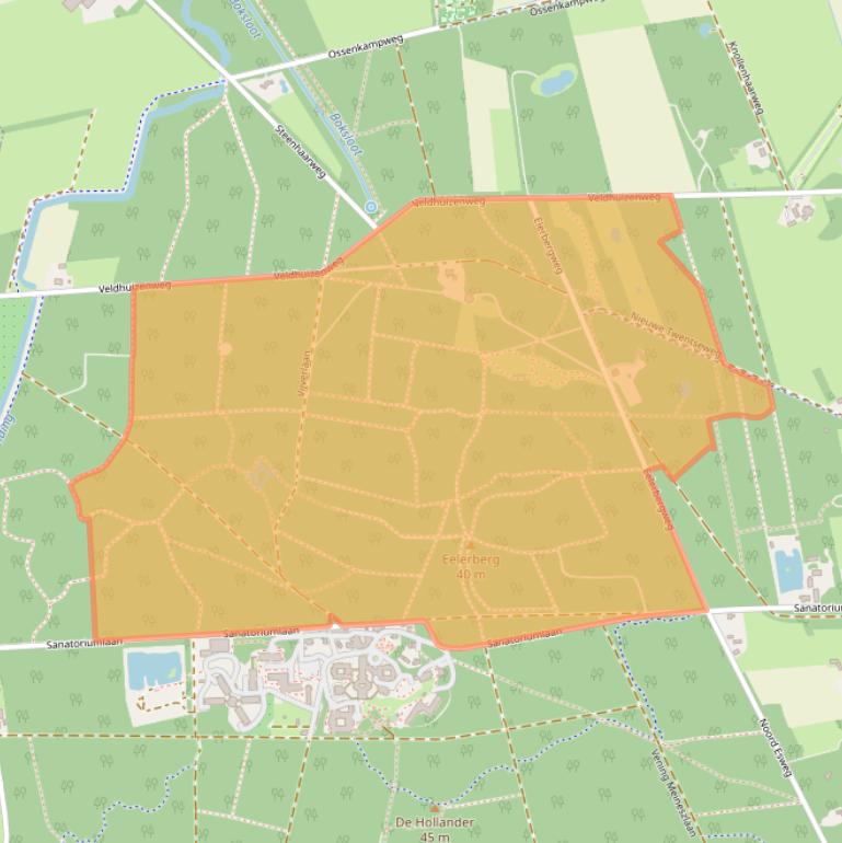 Kaart van postcodegebied 7447PL.