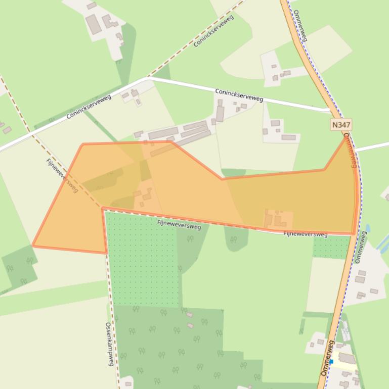 Kaart van postcodegebied 7447RV.