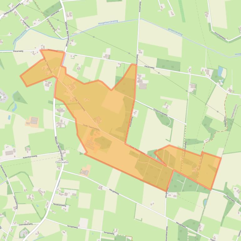 Kaart van postcodegebied 7447SB.