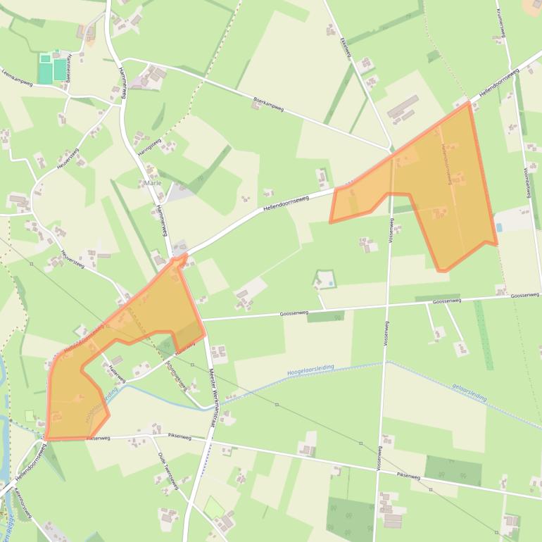 Kaart van postcodegebied 7447SG.