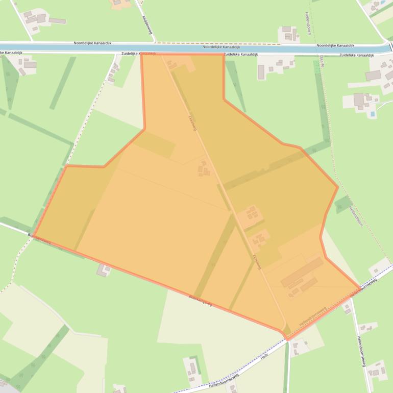 Kaart van postcodegebied 7447ST.