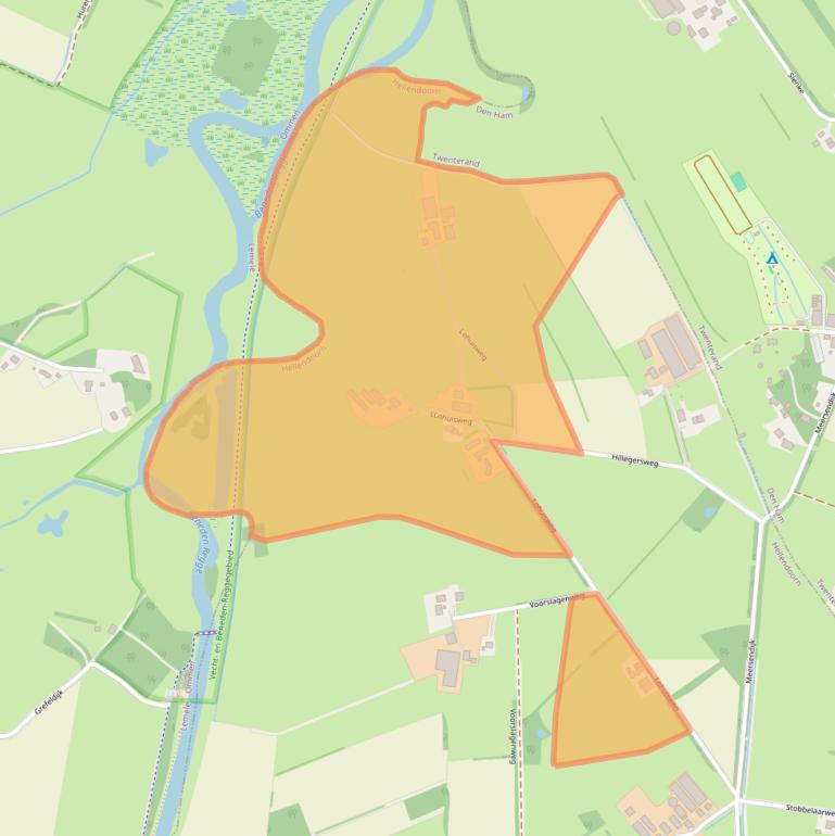 Kaart van postcodegebied 7447TG.