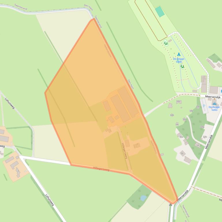 Kaart van postcodegebied 7447TJ.