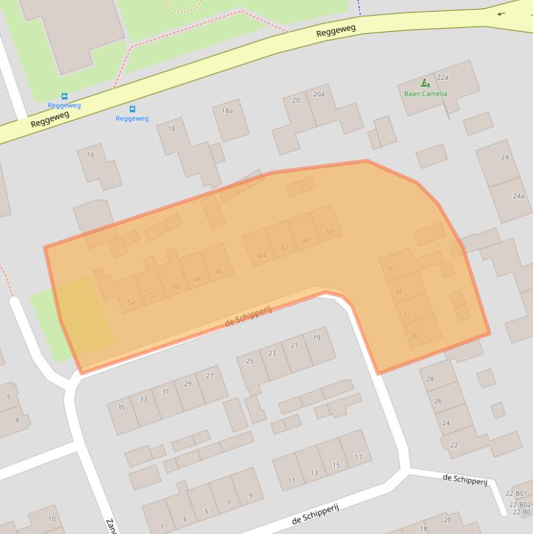 Kaart van postcodegebied 7447XJ.