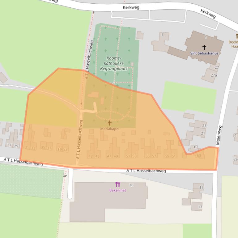 Kaart van postcodegebied 7448AN.