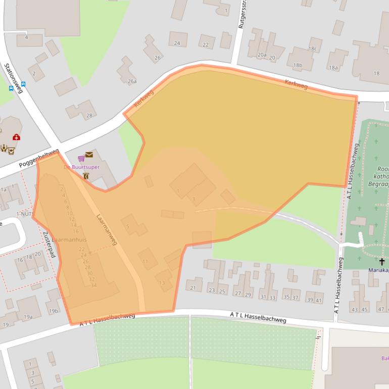 Kaart van postcodegebied 7448AR.