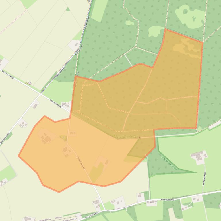 Kaart van postcodegebied 7448PD.