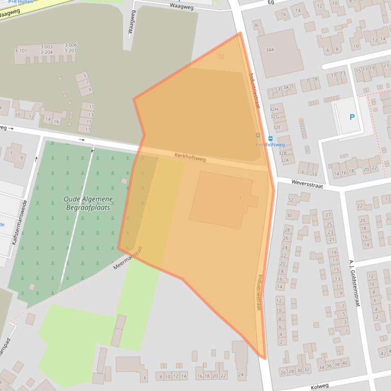 Kaart van postcodegebied 7451BA.