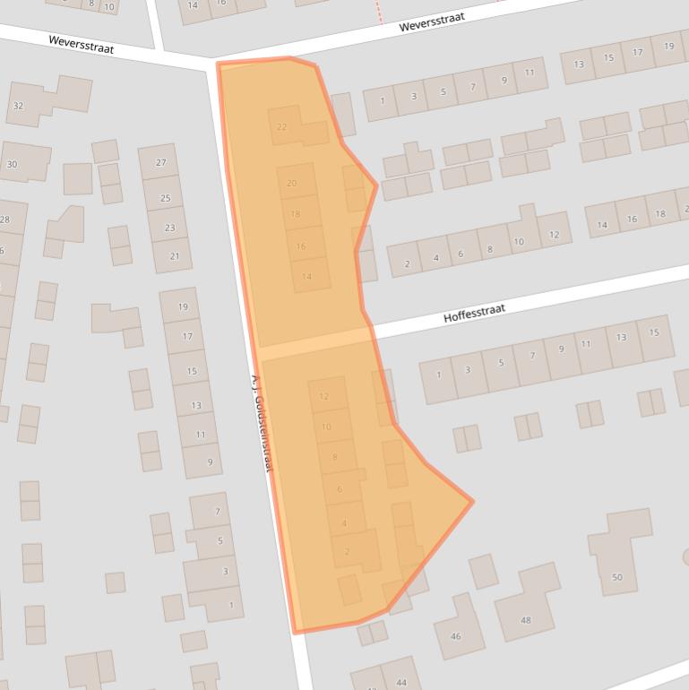 Kaart van postcodegebied 7451BE.