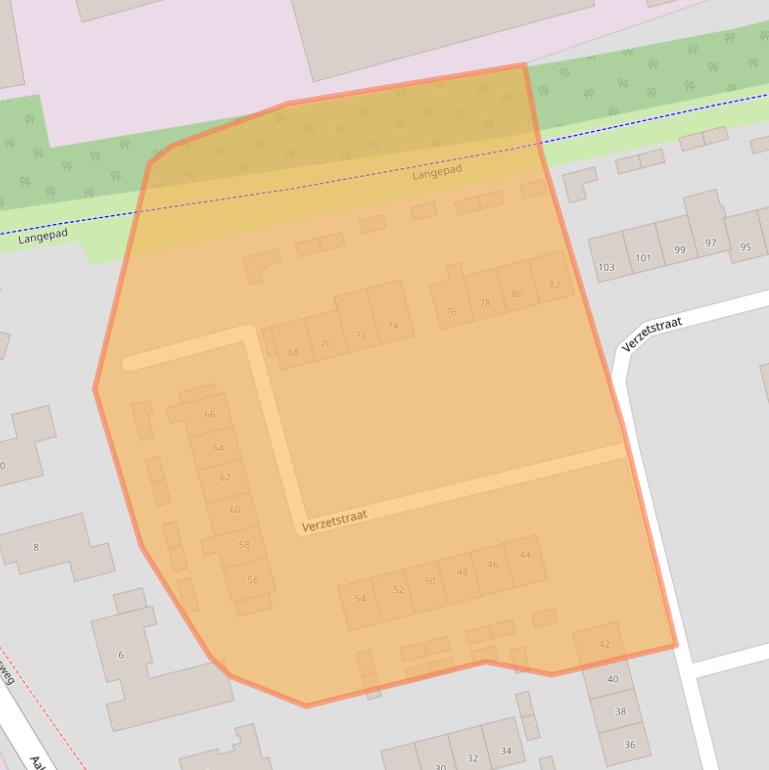 Kaart van postcodegebied 7451DS.